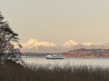 Photo of ferry Puyallup near Edmonds terminal