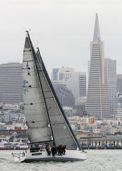 J/111s sailing on San Francisco city front course