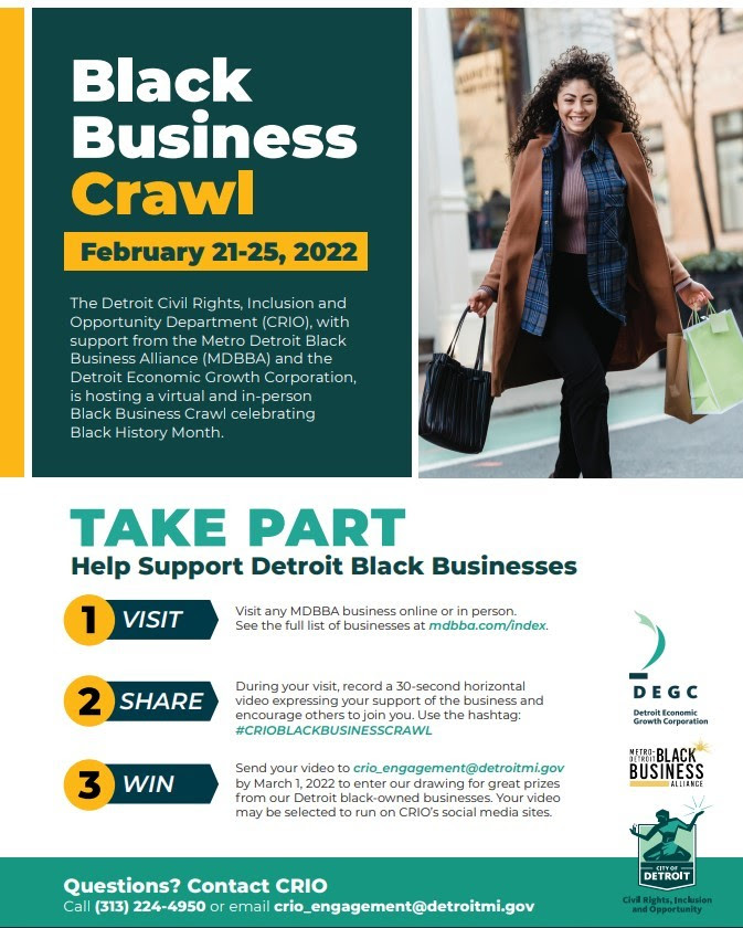 CRIO Black Business Crawl graphic