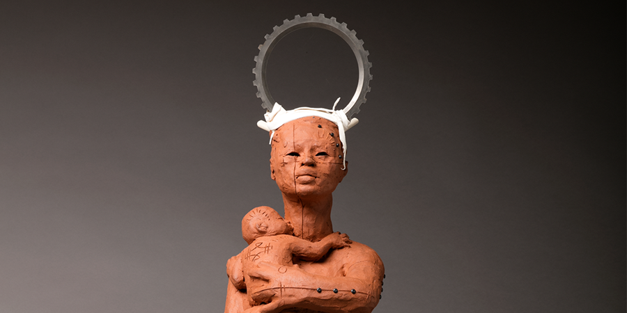 Image credit: Rose B. Simpson, Genesis (detail), 2017, sculpture.