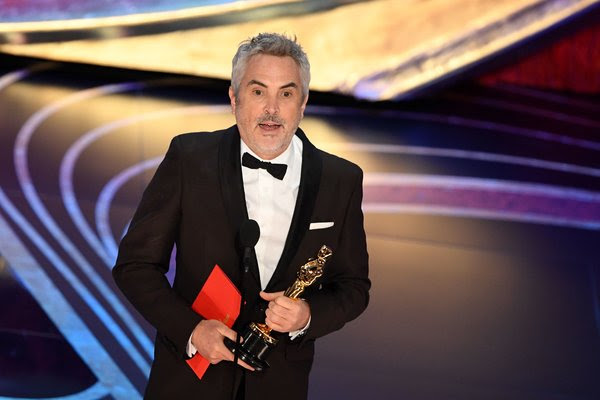 Alfonso Cuarón recibió el premio por Mejor Filme en Lengua Extranjera por “Roma” el 24 de febrero