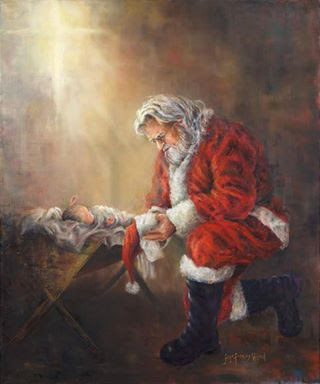 Santa worshipping