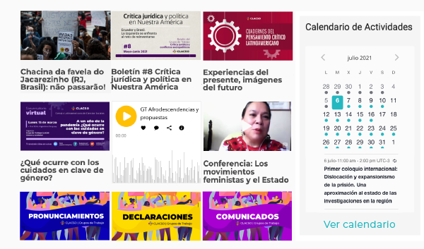 Nueva sección web GT - CLACSO