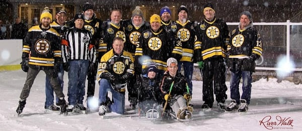 skate with the bruins