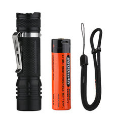 FOLOMOV 18650S 900 Lumens 15 Modes 18650 Tactical Flashlight