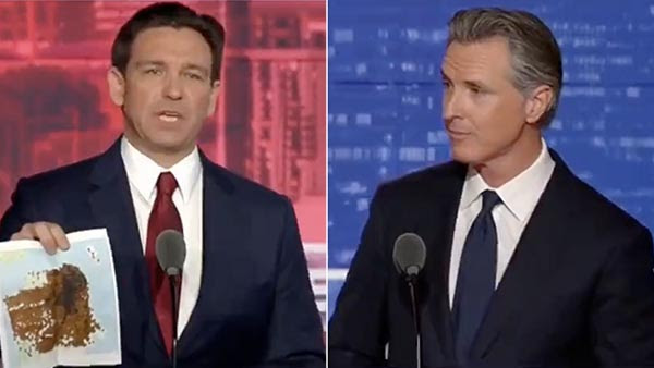 WATCH: DeSantis Shows San Francisco Poop Map During Newsom Debate