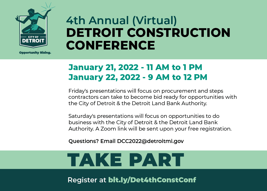 Construction Conference Jan. 21-22, 2022