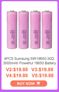 4PCS Sumsung INR18650-30Q 3000mAh Powerful 18650 Battery