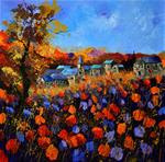 A village in Autumn - Posted on Thursday, November 27, 2014 by Pol Ledent