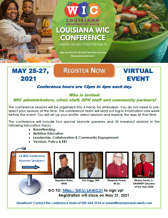 2021 Louisiana WIC Conference LA Language Access & Latino Forum