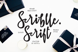 Brush Script Font - Scriblle