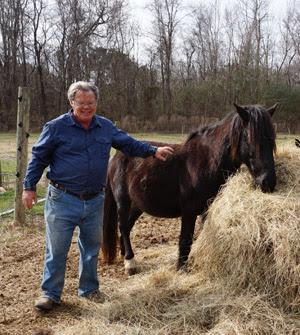 Steve Edwards at Mill Swamp Indian Horses