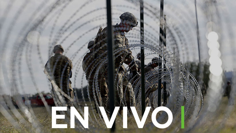 Miles de soldados y un "bonito" alambre de púas: EE.UU. se prepara para la "invasión" de migrantes