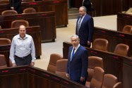 Israeli prime minister Benjamin Netanyahu in the Knesset. Oct. 12, 2015