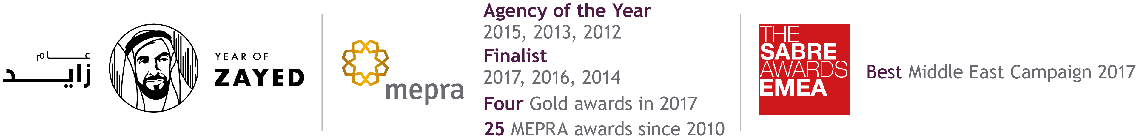 The Year of Zayed - MEPRA Award winners - SABRE Awards EMEA winner