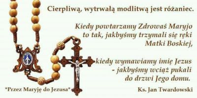 Znalezione obrazy dla zapytania odmawiajcie różaniec