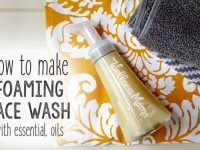 How to make a foaming hydrosol face wash with essential oils