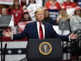 President Donald Trump speaks during a campaign rally in Charlotte, N.C., Monday, March 2, 2020. (AP Photo/Mike McCarn)