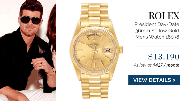Rolex President Day Date Yellow Gold