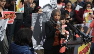 Hamas-linked CAIR, pro-Palestinian jihad Jewish Voice for Peace rally for Ilhan Omar before anti-Semitism vote