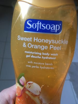 Image result for softsoap body wash sweet honeysuckle and orange peel