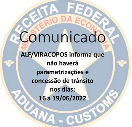 Comunicado ALF VCP parametrização e Concessão de T