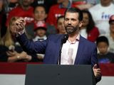Donald Trump Jr. speaks at a rally before his dad and President Donald Trump appears in Phoenix. (AP Photo/Rick Scuteri,File)