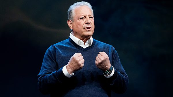 An idea from TED by Al Gore entitled We have to stop destroying our future