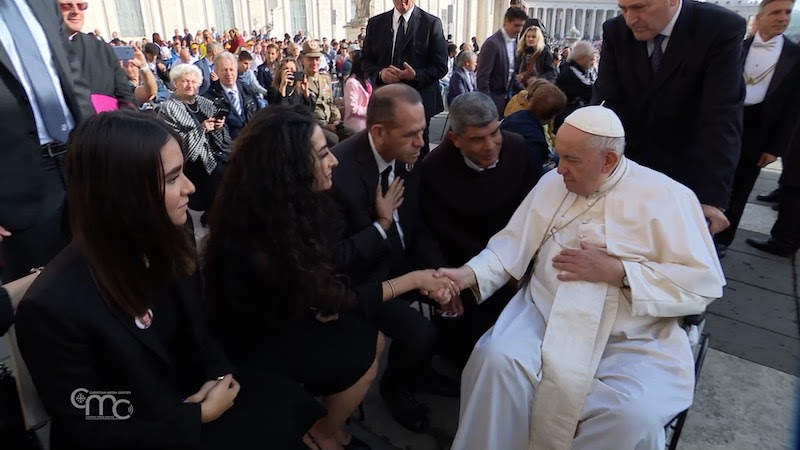 El papa se reúne con la familia de Shireen Abu Akleh