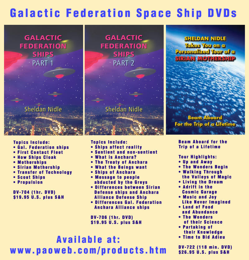 GF Space Ship DVDs Power Point Slide