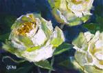 Mary's Roses, 7x5 Oil on Canvas Panel - Posted on Thursday, December 18, 2014 by Carmen Beecher