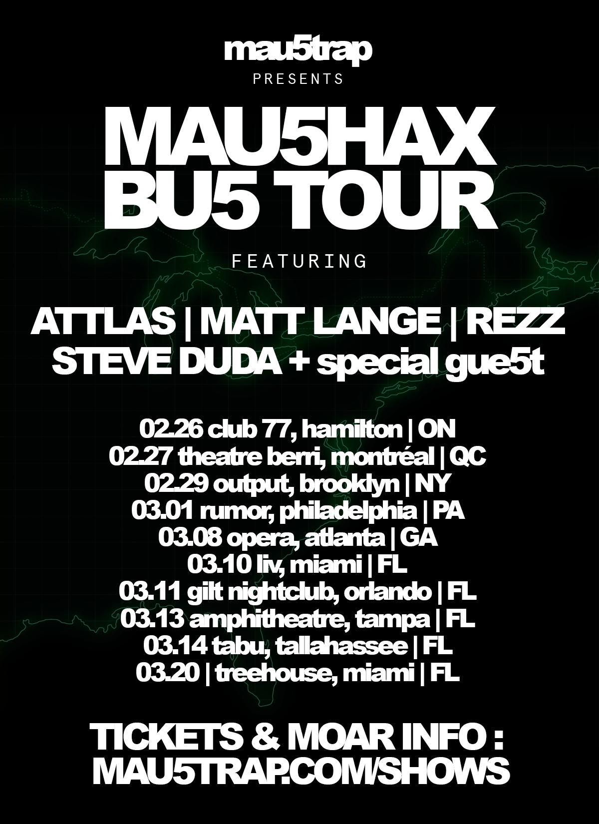 Featuring Attlas | Matt Lange | Rezz | Steve Duda + Special Guest