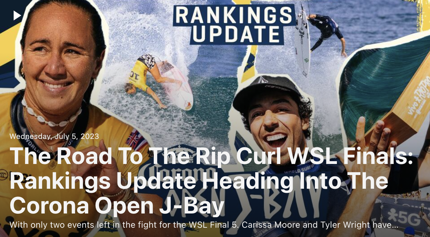 Lakey Peterson and Filipe Toledo Win 2023 Corona Open J-Bay