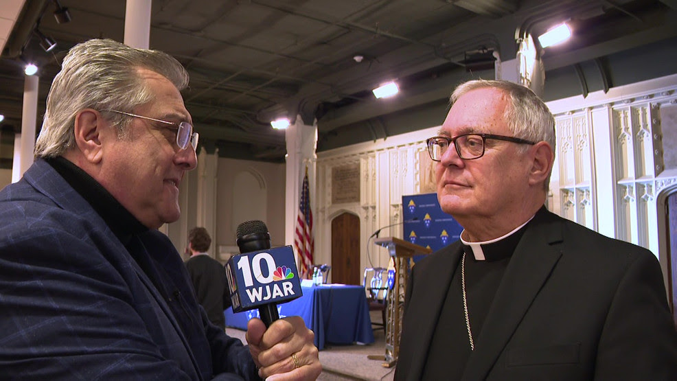  Bishop Thomas Tobin talks to NBC 10's Gene Valicenti about retirement, conservative legacy