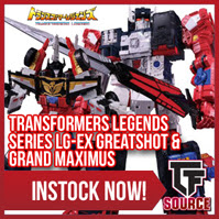 Transformers News: TFSource News! MP-29+, MP-42, BC Steamroll/Recon, XT Savant, FT Rouge, Grand Maximus & Greatshot!