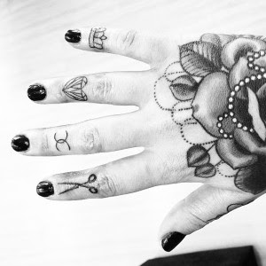 Hand & Finger Tattoos by Shaun Dean from Emerald Fox Tattoos