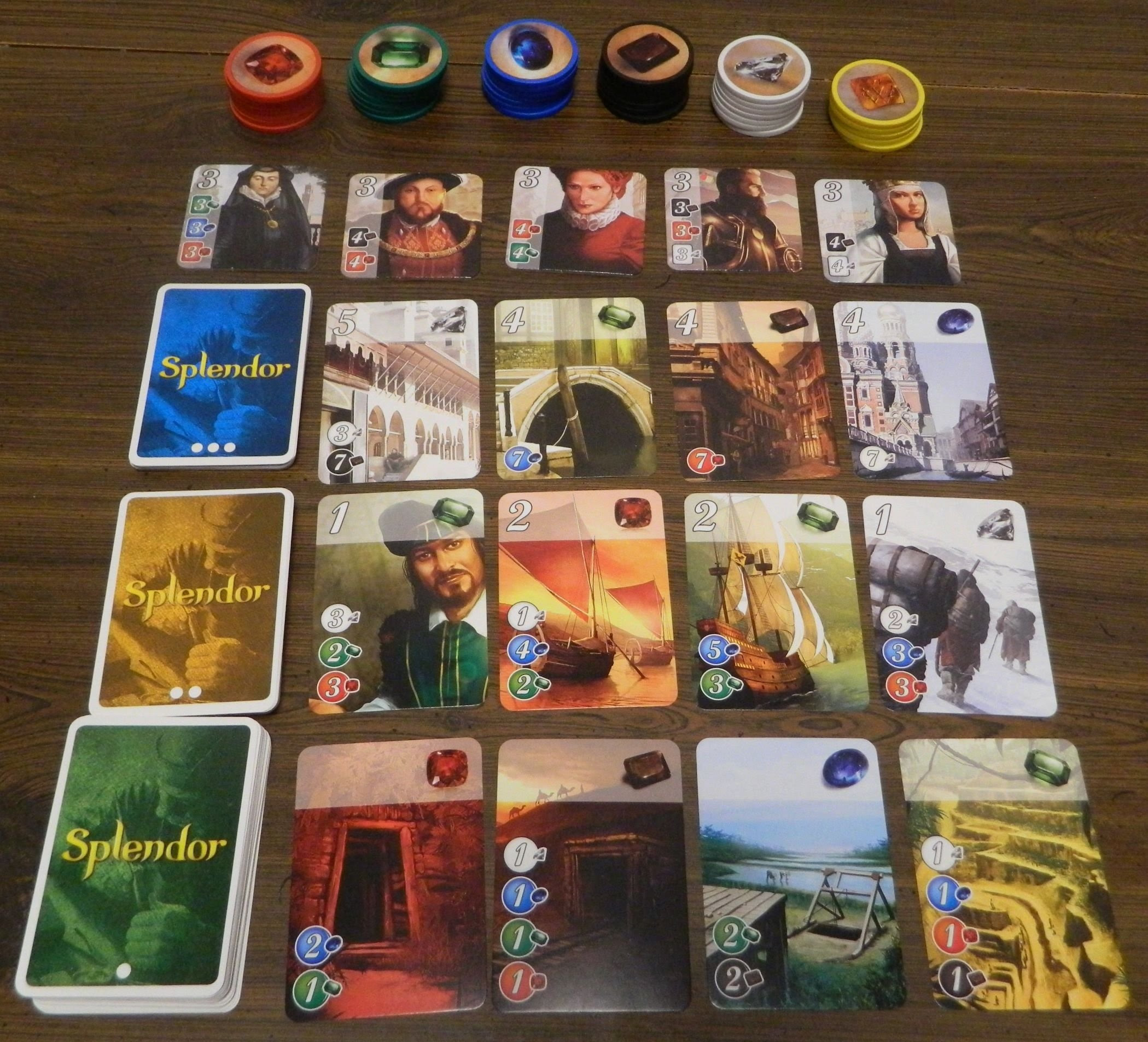 Splendor Board Game Review and Rules | Geeky Hobbies