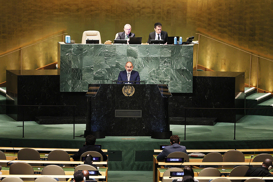 NEW YORK - Discours du Premier ministre Nikol Pashinian à la 77e session de l'Assemblée générale des Nations Unies