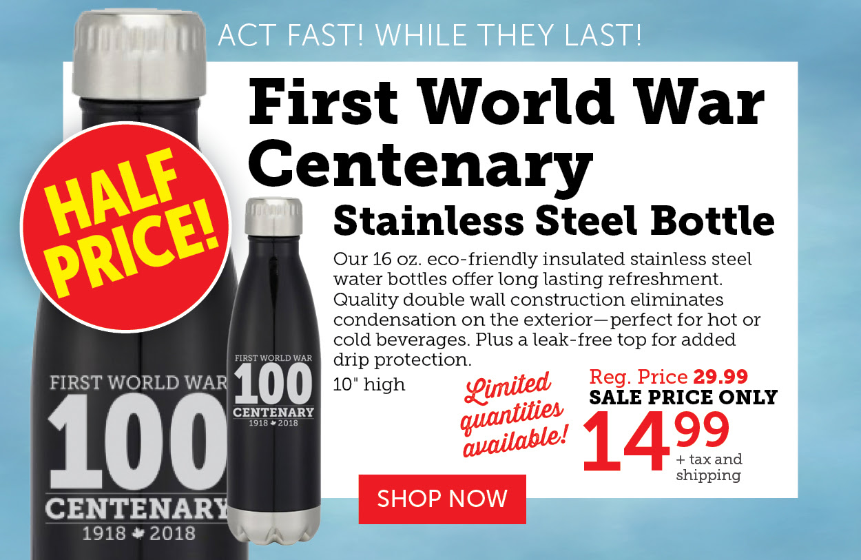 First World War - Stainless Steel Bottle