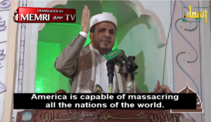 Yemen: As crowd screams “Allahu akbar,” Houthi Minister of Public Health says US is behind coronavirus