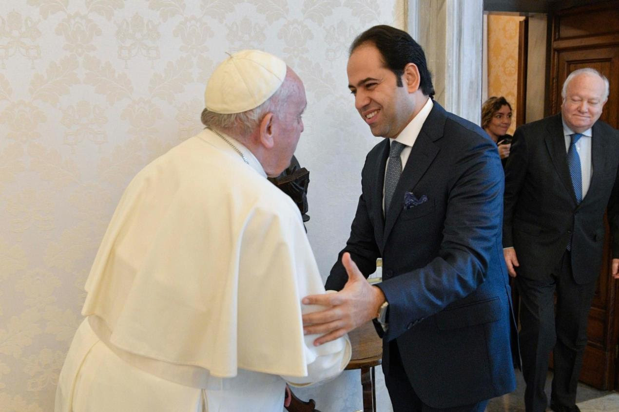 ZAHF_Meeting with Pope1