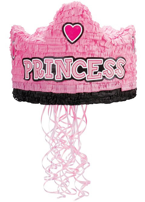 Birthday Princess Crown 13" Pull-String Pinata.