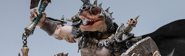 Dinosaur Battlefield Ceratosaurus Tribe Large Roof 1/12 Scale Action Figures