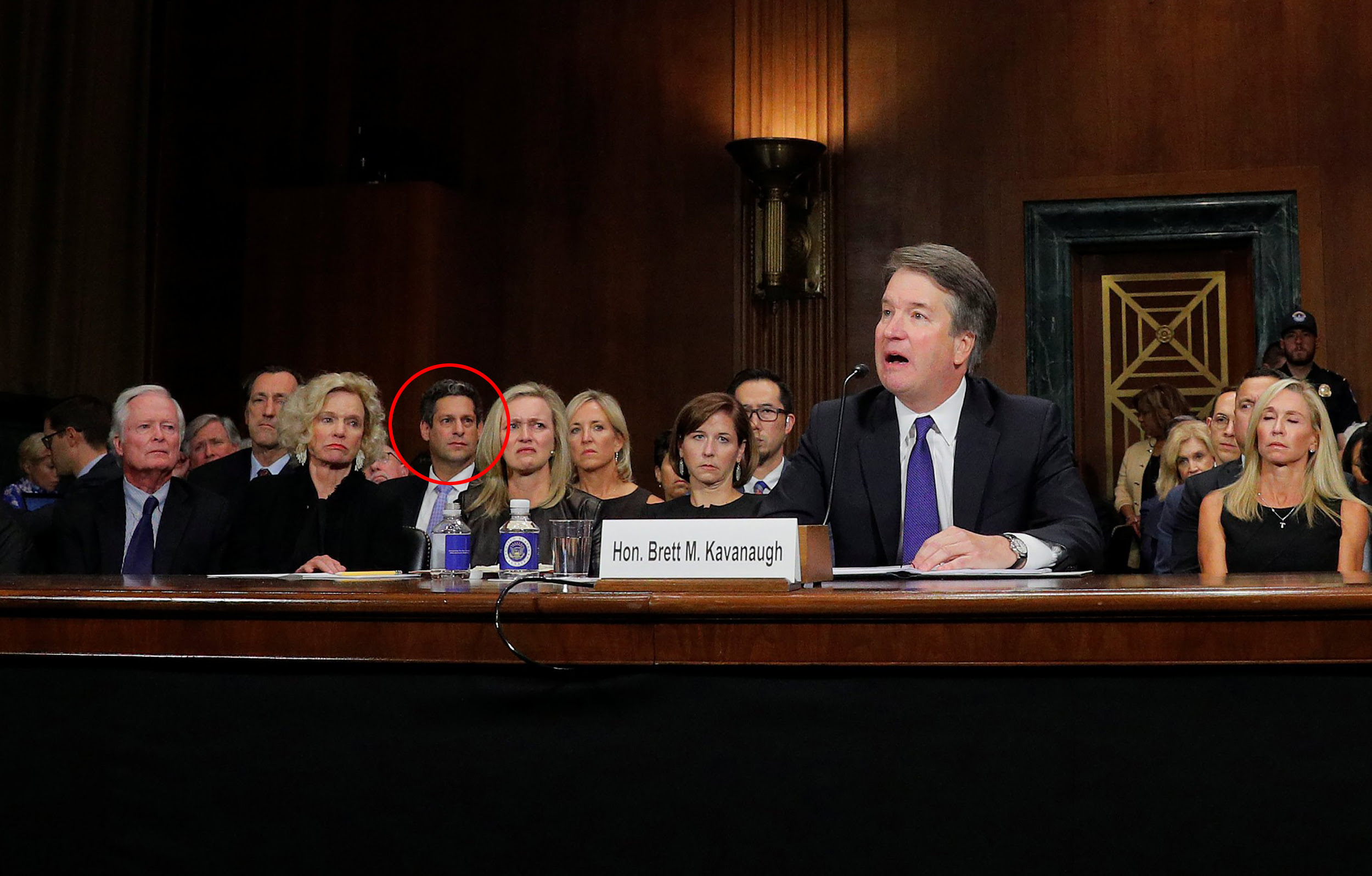 Kaplan at Brett Kavanugh hearing