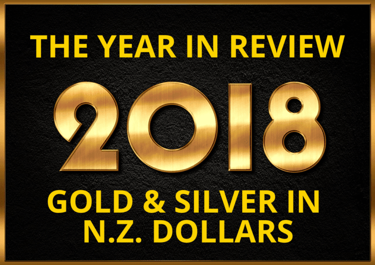 THE YEAR IN REVIEW GOLD SILVER IN NZ DOLLARS