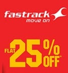 Flat 25% + 40% on Fastrack
