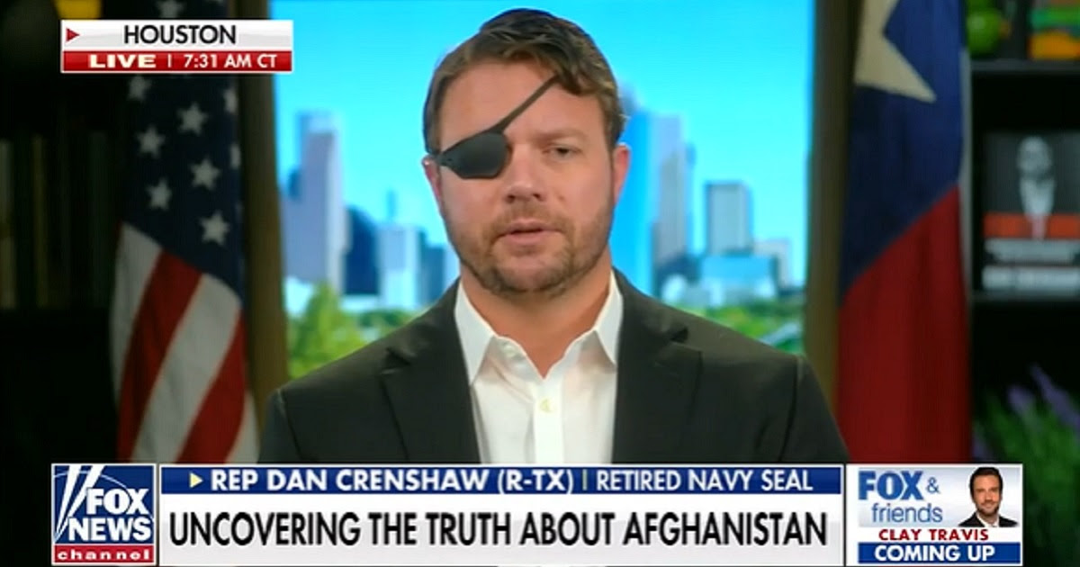 Dan Crenshaw Unleashes on Pelosi for Covering for Biden on Afghanistan Disaster