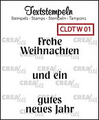 Deutsche Textstempeln W 01