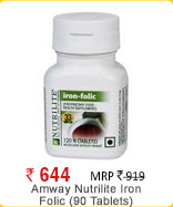 Amway Nutrilite Iron - Folic (90 Tablets)