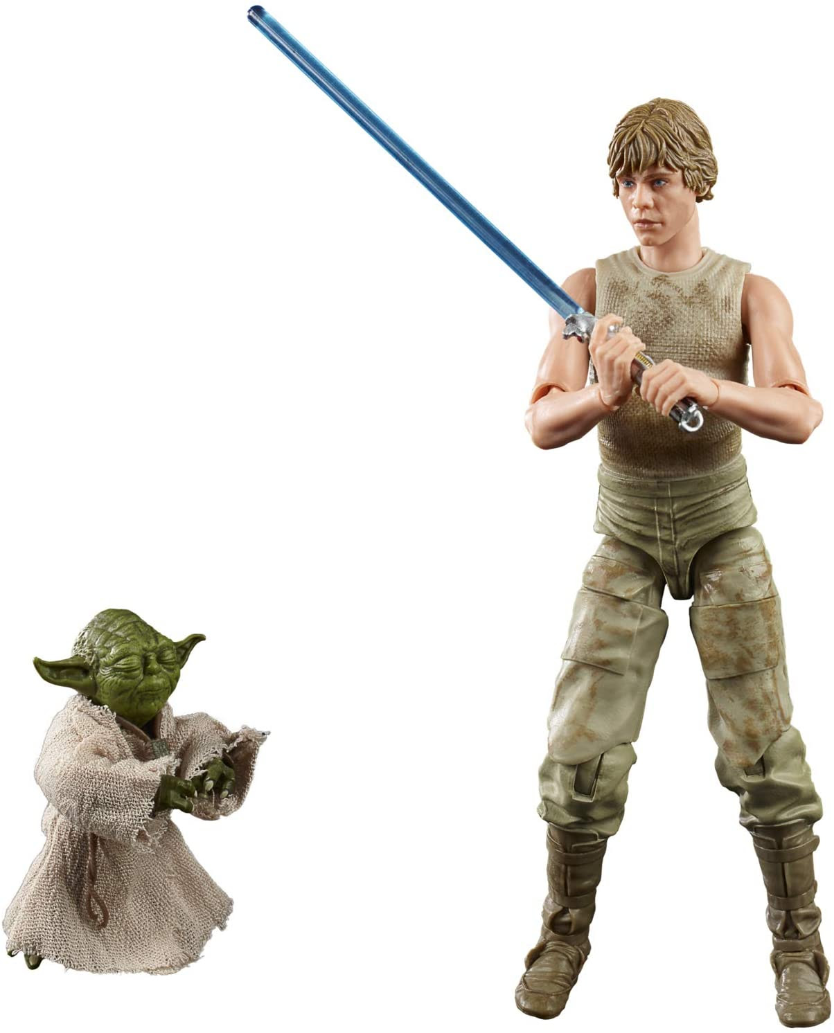 Image of Star Wars The Black Series Luke Skywalker and Yoda (Jedi Training) 6-Inch-Scale The Empire Strikes Back 40th Anniversary Figures